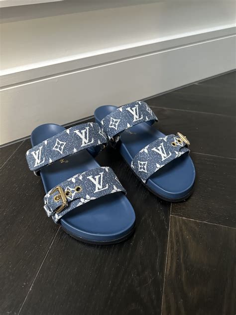 louis vuitton bom dia mule replica|bom dia flat mule reviews.